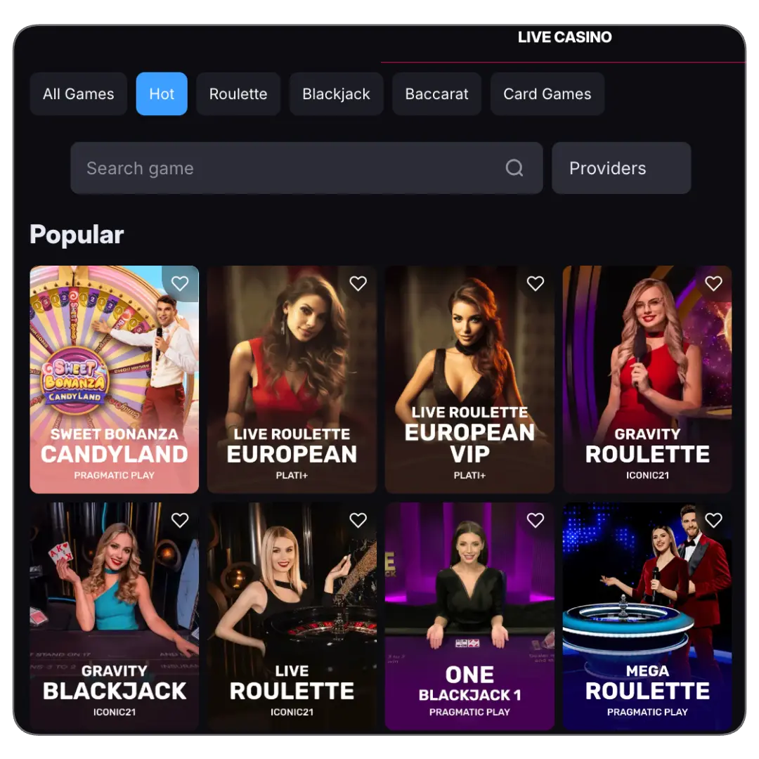 Live games at Sky Crown